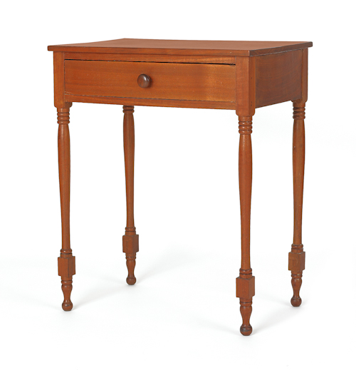 Sheraton walnut work table ca  1762d3