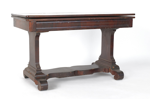 Classical mahogany pier table ca.