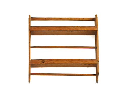 Pine hanging spoon rack early 19th