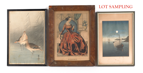 Five N. Currier lithographs. together