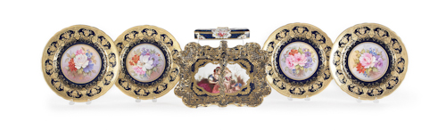 Four Aynsley porcelain cabinet 176337