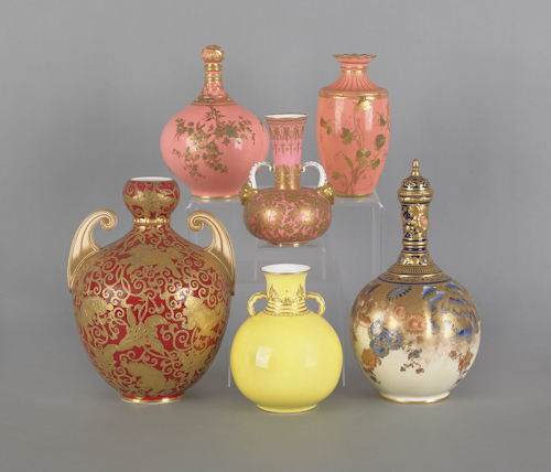 Four Royal Crown Derby vases 10 176339