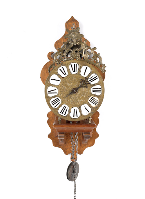 Lantern clock together with a pine 17635a