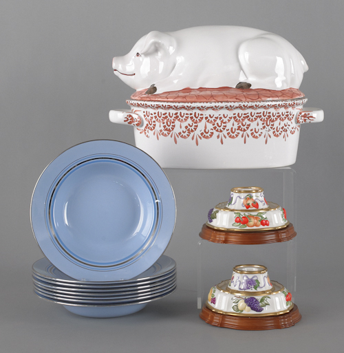 Miscellaneous porcelain to include 176368