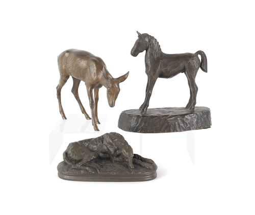 Dick Ford bronze of a foal dated 1935