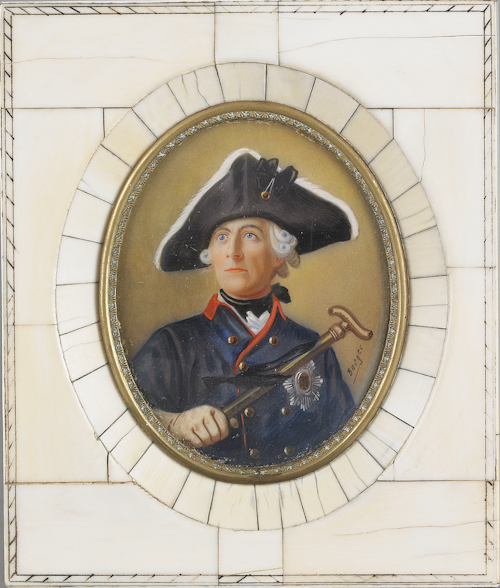 Miniature portrait on ivory of 176375