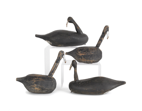 Four contemporary root head decoys 176475