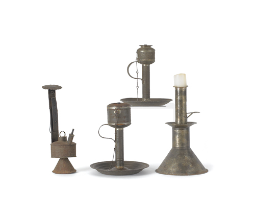 Four pieces of tin lighting tallest 176477