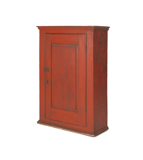 Pennsylvania painted hanging cupboard 1764a2