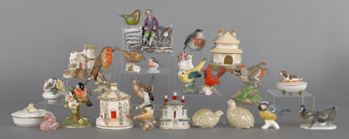 Collection of figural porcelain to include