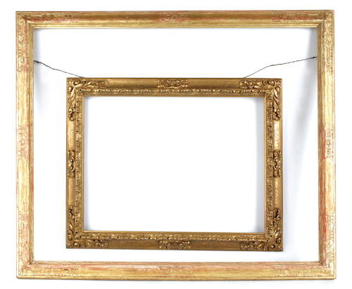 Two giltwood frames early 20th