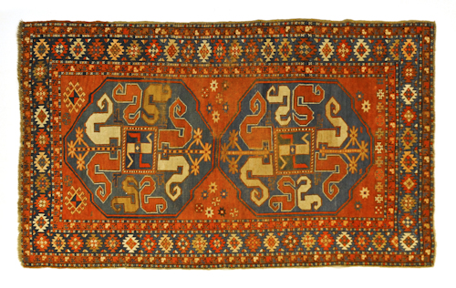 Cloud band Kazak rug early 20th