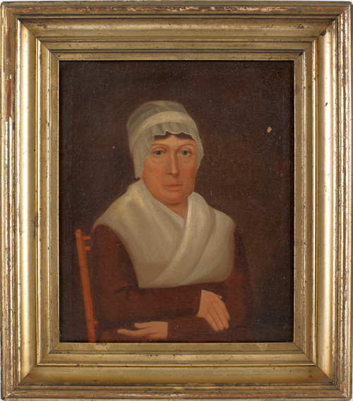 Philadelphia oil on board portrait 176604