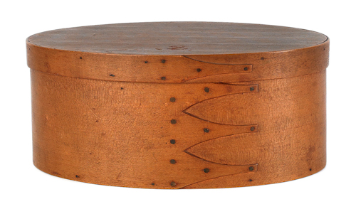 Oval Shaker bentwood box of four finger 176652