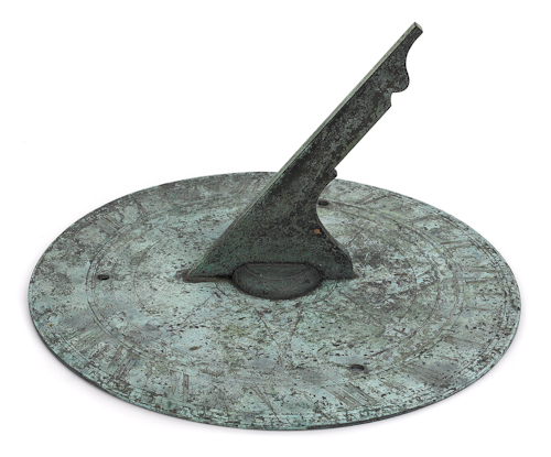 English bronze sundial 19th c  1766a2