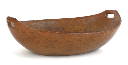 Large Eastern Woodlands burl bowl