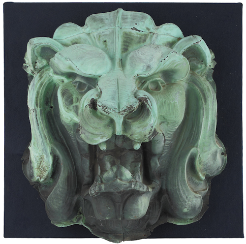 Copper lion s head architectural 17671e