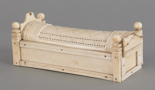 New England sailor made bone casket