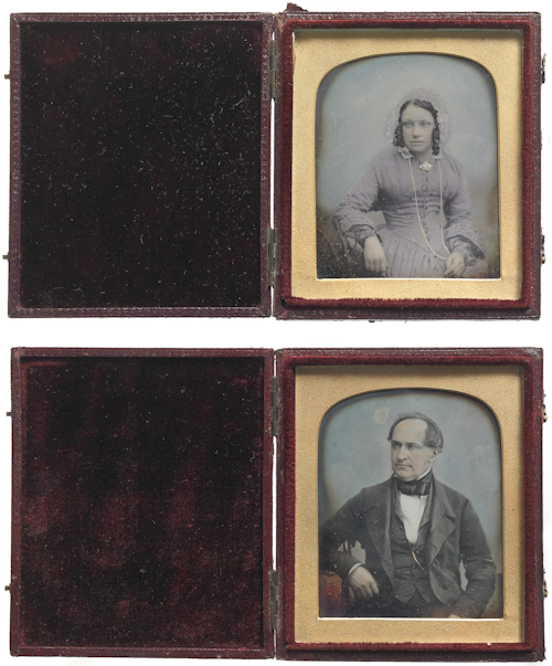 Pair of daguerreotypes by French 176762