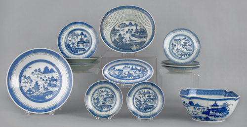 Collection of Chinese Canton porcelain