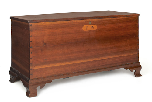 Pennsylvania walnut blanket chest 1767cc