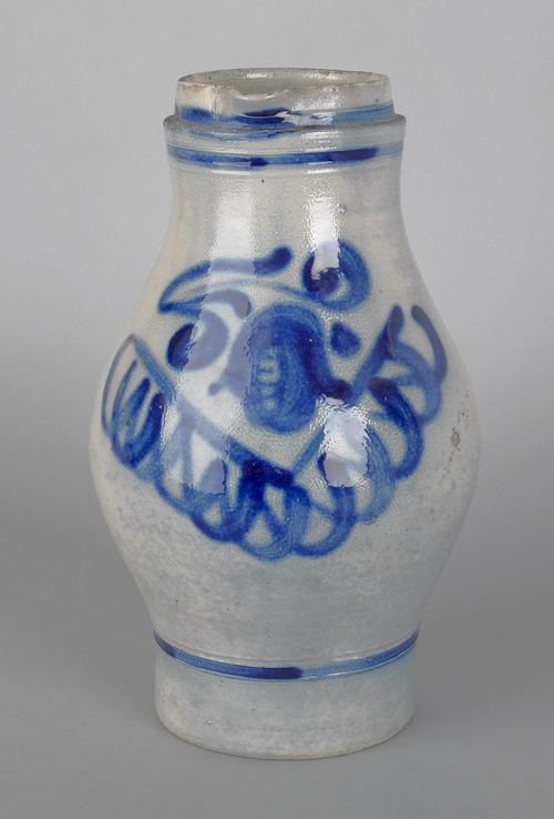 German stoneware pitcher 19th c  1767df