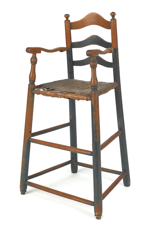 Pennsylvania ladderback highchair