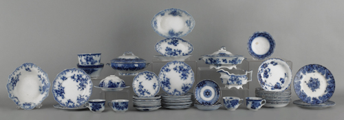 Large collection of flow blue 19th 176824