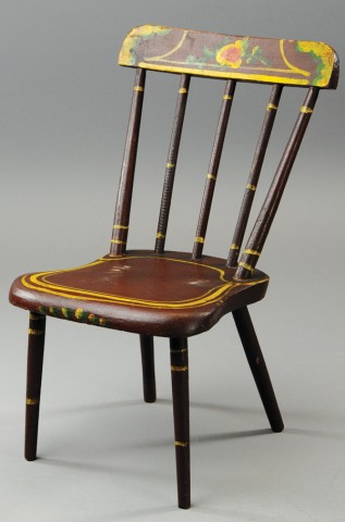 CHILD'S DOLL SIZE CHAIR Spindle