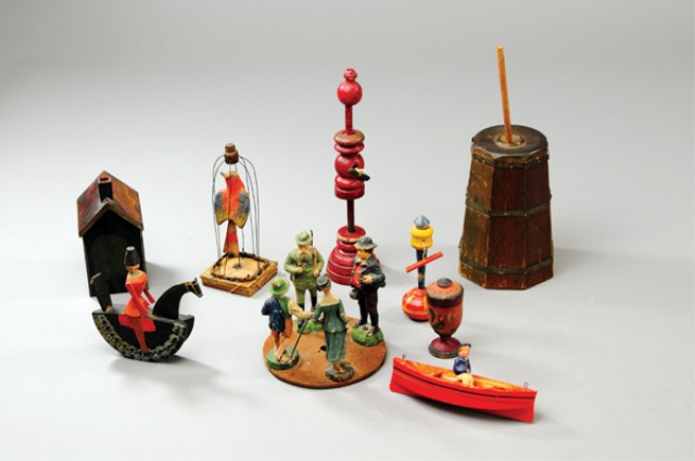 WOODEN TOY GROUPING A nice variety
