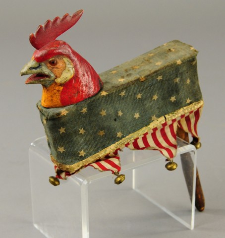 EARLY ROOSTER NOISEMAKER c late 178f6e