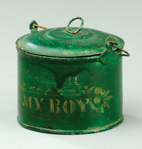 ''MY BOY'' TIN PAIL Early pail