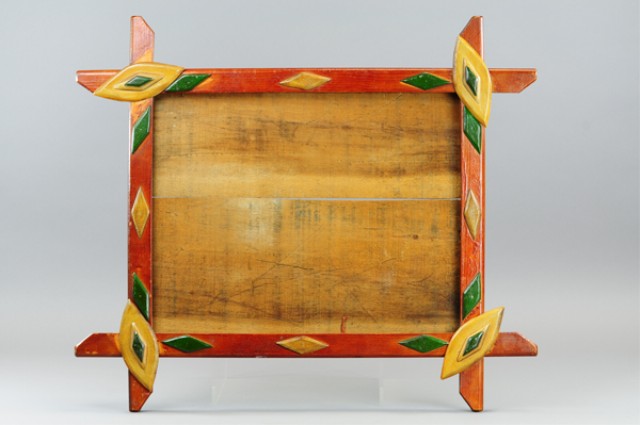 ORNATE WOOD PICTURE FRAME c. 1890's