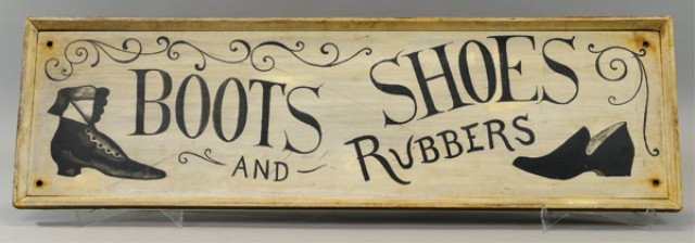  BOOTS SHOES RUBBERTS SIGN 178fe7