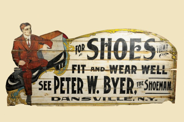  LARGE SHOE STORE AD SIGN This 178fec