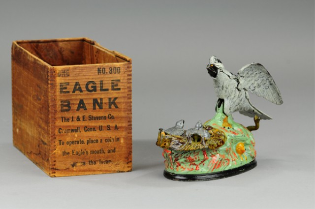 EAGLE EAGLETTS MECHANICAL BANK 17902a