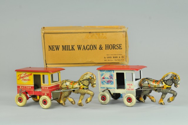 TOYTOWN AND TOYLAND DAIRY WAGONS 1790de