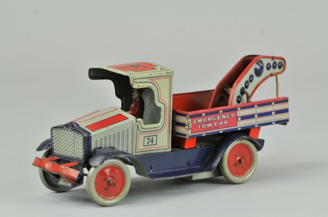 STRAUSS EMERGENCY TOW TRUCK Lithographed