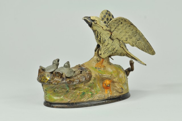 EAGLE AND EAGLETTS MECHANICAL BANK