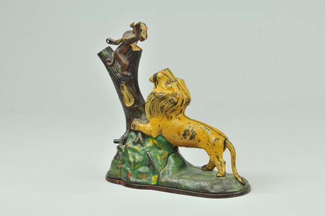 LION AND MONKEY MECHANICAL BANK Kyser