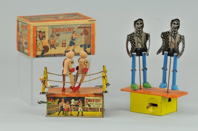 LOT OF TWO BOXING TOYS Includes