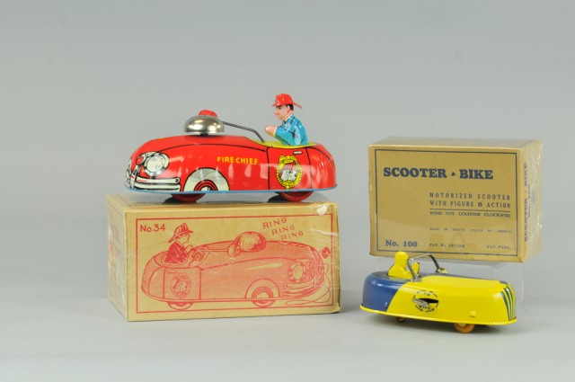 TWO TIN AUTO TOYS Both boxed includes 179186