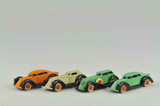 LOT OF FOUR MANOIL AUTOS Die cast grouping