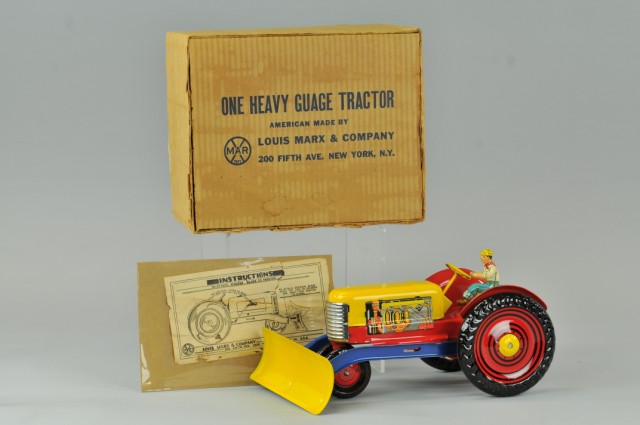 MARX HEAVY GAUGE TRACTOR Boxed 17922b