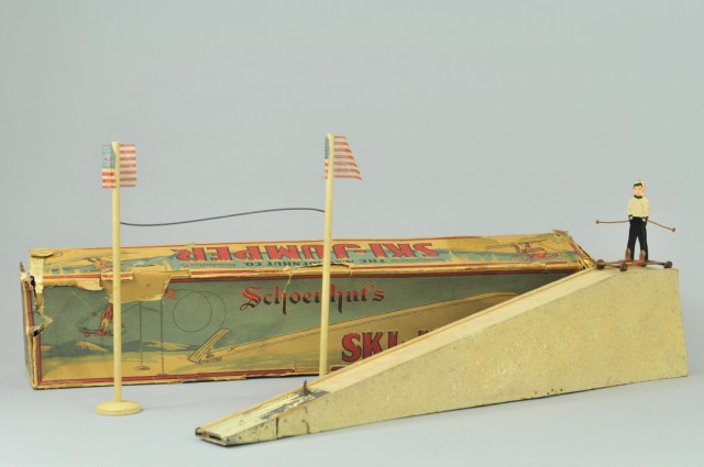 SCHOENHUT SKI JUMPER Boxed example 17929f