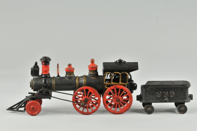 WELKER CROSBY CLOCKWORK LOCOMOTIVE 1792ca