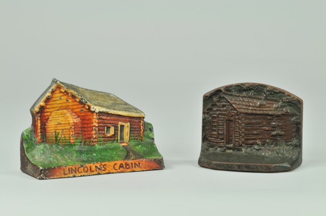 LINCOLNS CABIN DOORSTOP & BOOKEND