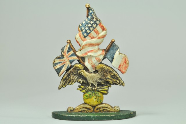 PATRIOTIC THEME DOORSTOP BOOK EXAMPLE 17930c