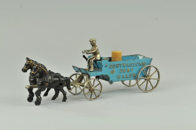 HORSEDRAWN CONTRACTORS DUMP WAGON Arcade