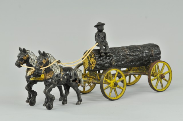 KENTON LOG WAGON Cast iron depicts 17932c